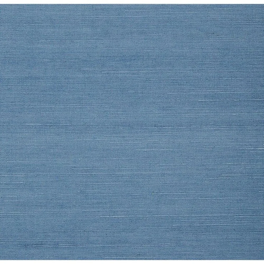 3 Thibaut Shang Extra Fine Sisal Grasscloth Wallpaper Rolls Blue T82828 NEW